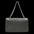 Grey Plastic Chanel Shoulder Bag