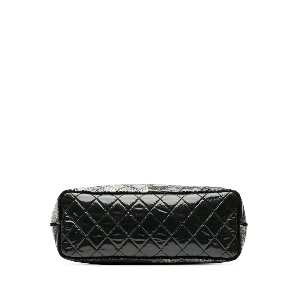 Grey Plastic Chanel Tote