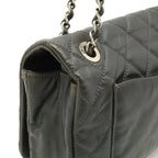 Grey Plastic Chanel Shoulder Bag