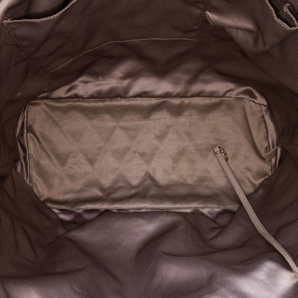 Grey Plastic Chanel Tote