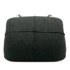 Grey Wool Chanel Shoulder Bag