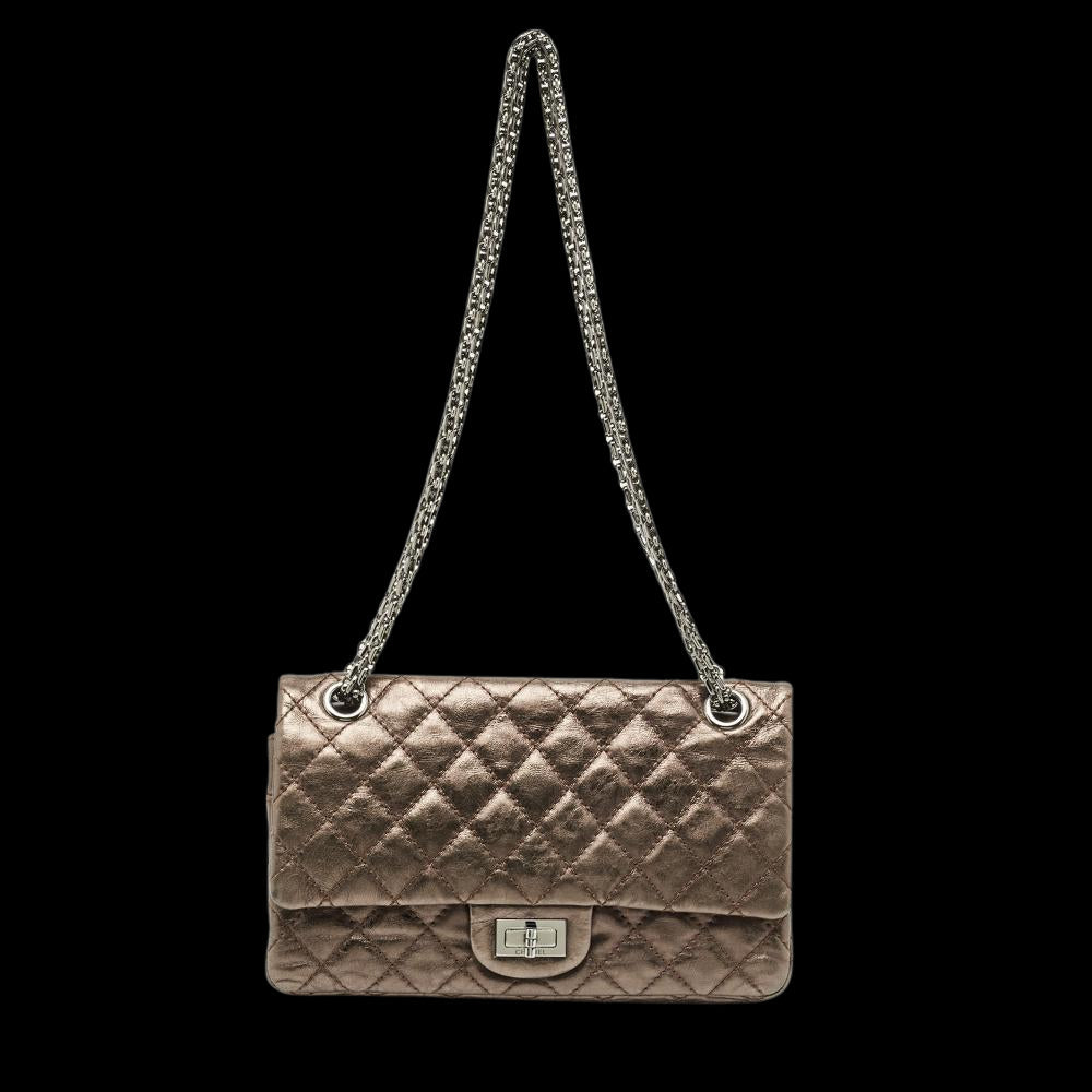 Metallic Fabric Chanel Flap Bag