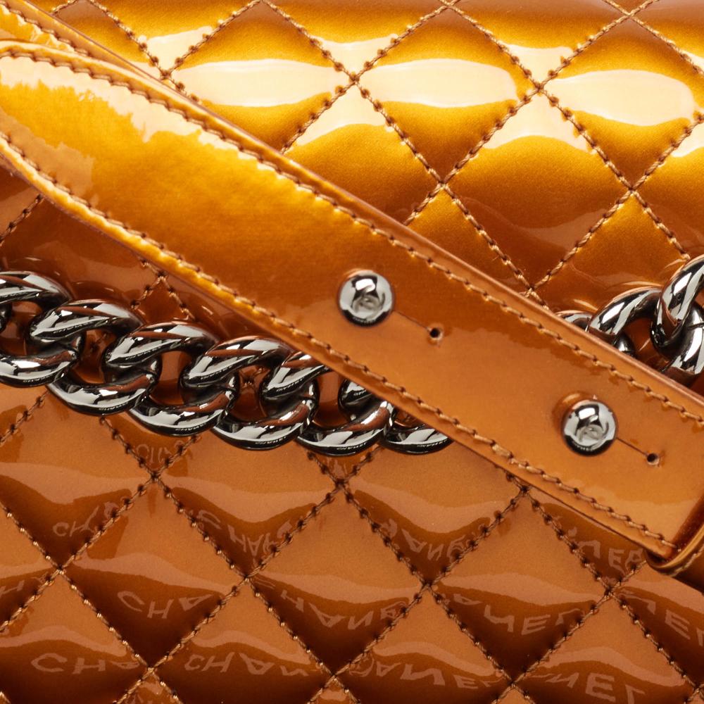 Metallic Leather Chanel Flap Bag