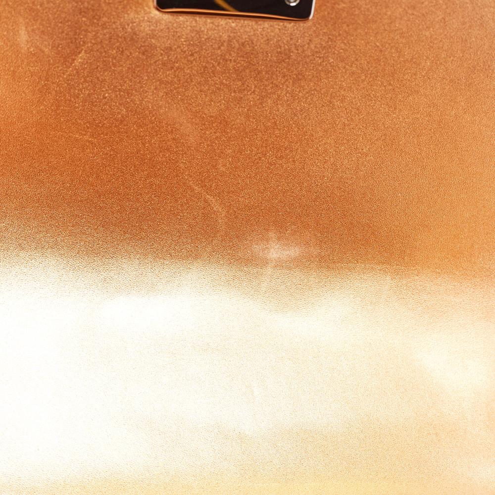 Metallic Leather Chanel Flap Bag