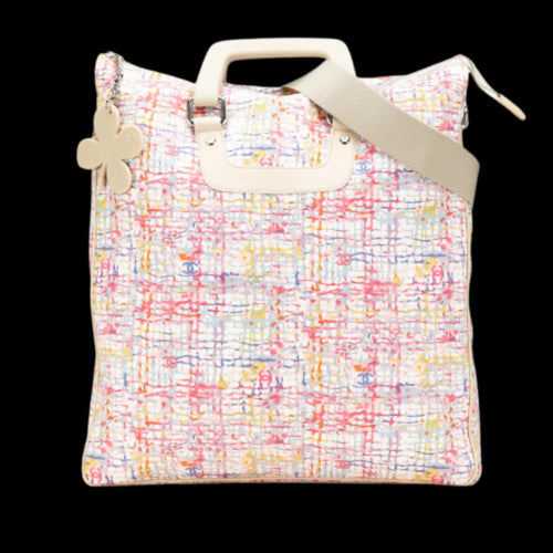 Multicolor Canvas Chanel Tote