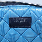 Multicolor Cotton Chanel Clutch