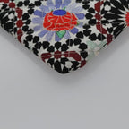 Multicolor Cotton Chanel Clutch