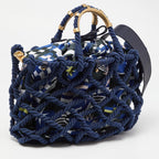 Multicolor Cotton Chanel Tote