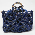 Multicolor Cotton Chanel Tote