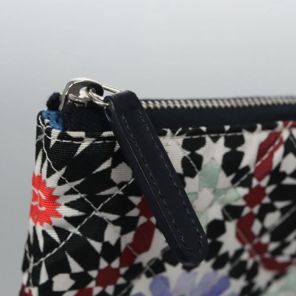 Multicolor Cotton Chanel Clutch