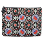 Multicolor Cotton Chanel Clutch