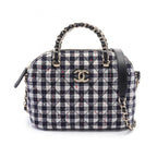 Multicolor Fabric Chanel Shoulder Bag