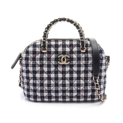 Multicolor Fabric Chanel Shoulder Bag