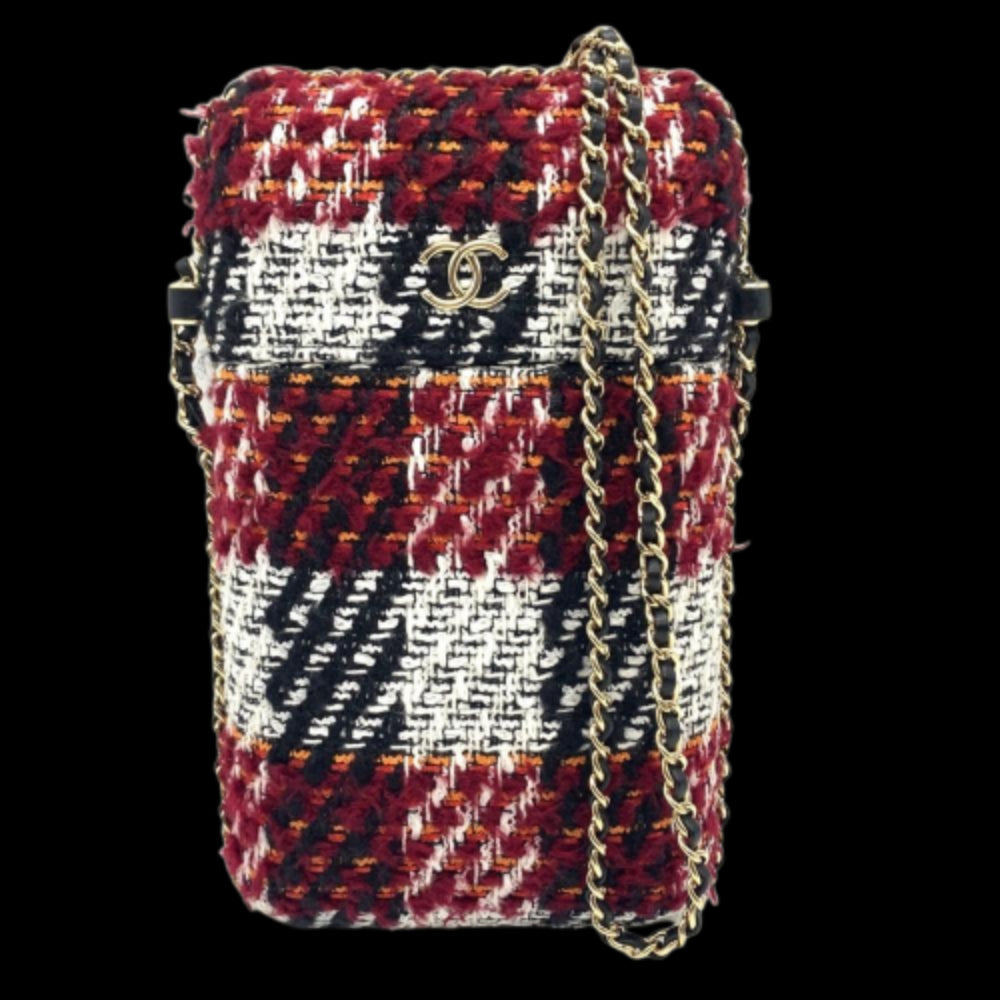 Multicolor Fabric Chanel Shoulder Bag