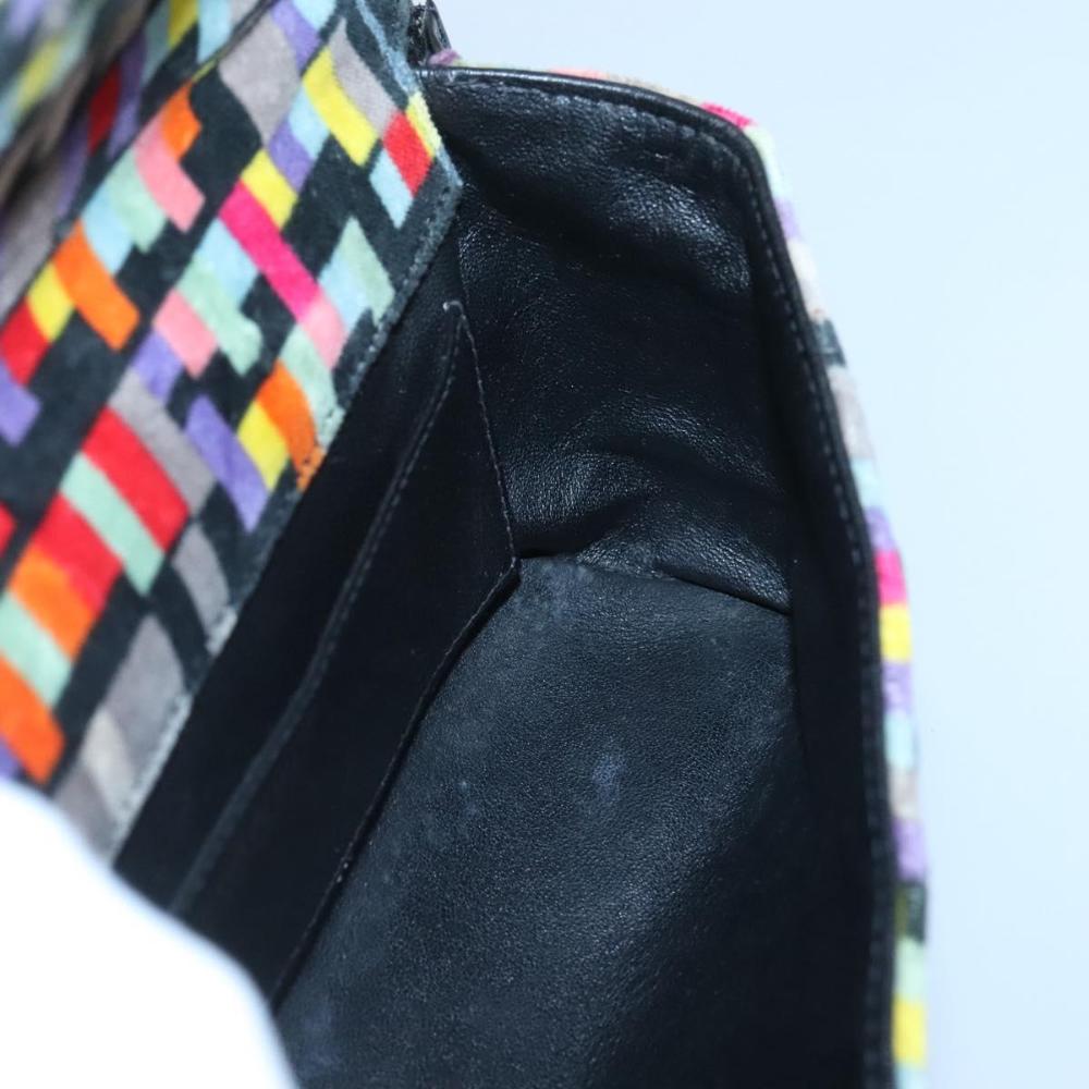Multicolor Fabric Chanel Shoulder Bag