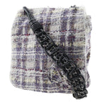 Multicolor Fabric Chanel Flap Bag