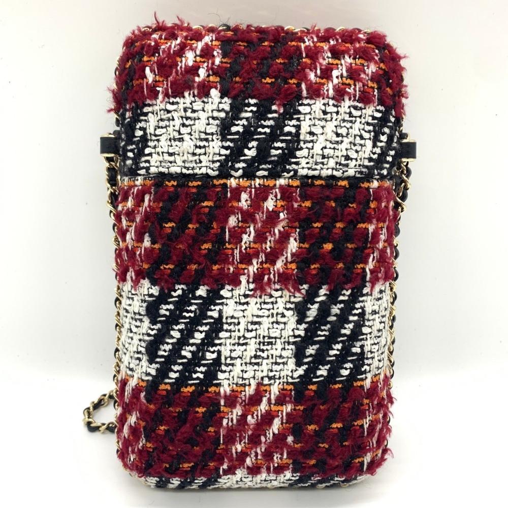 Multicolor Fabric Chanel Shoulder Bag