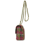 Multicolor Fabric Chanel Crossbody Bag