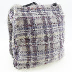 Multicolor Fabric Chanel Flap Bag