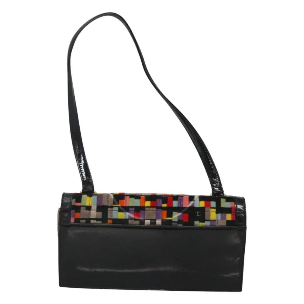 Multicolor Fabric Chanel Shoulder Bag