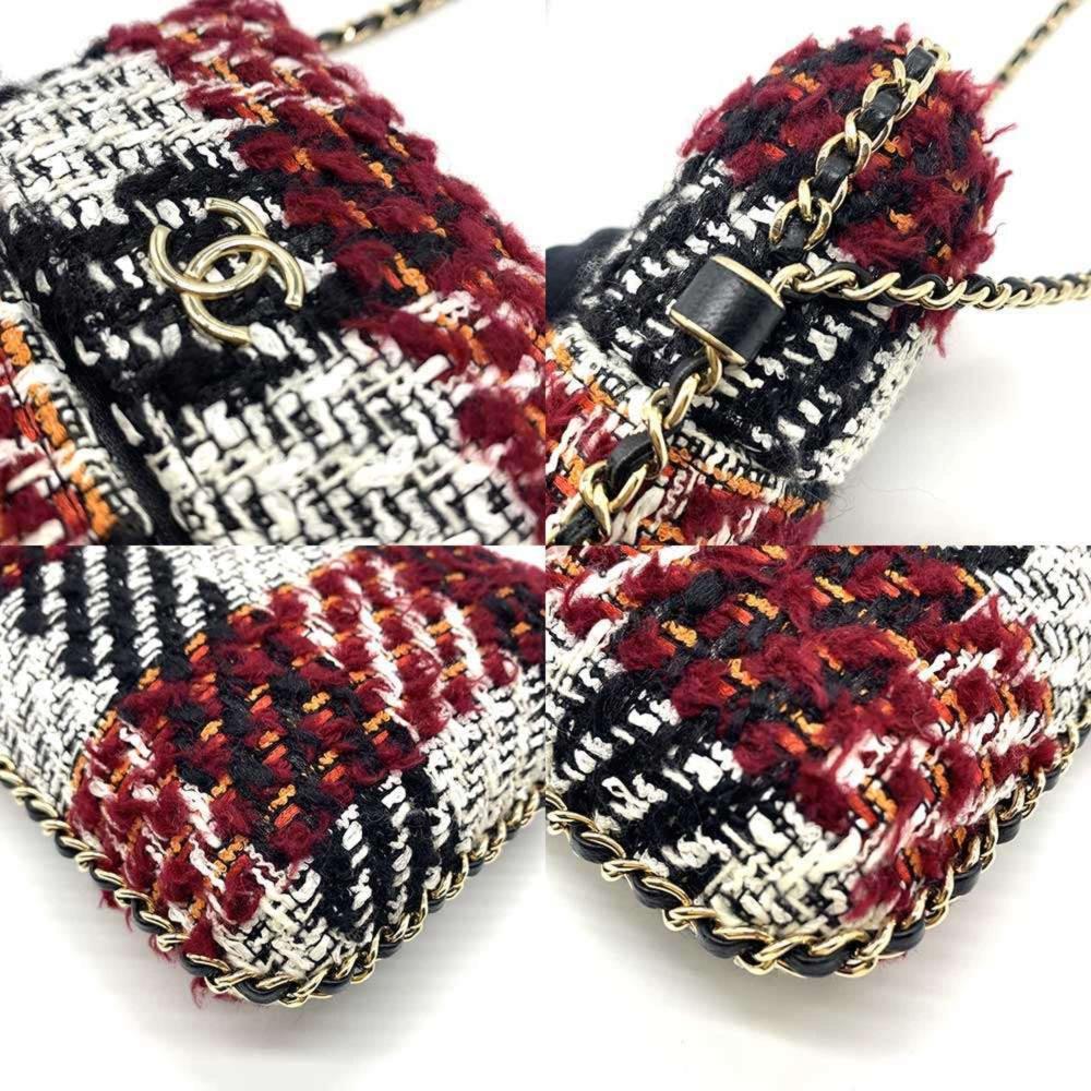 Multicolor Fabric Chanel Shoulder Bag