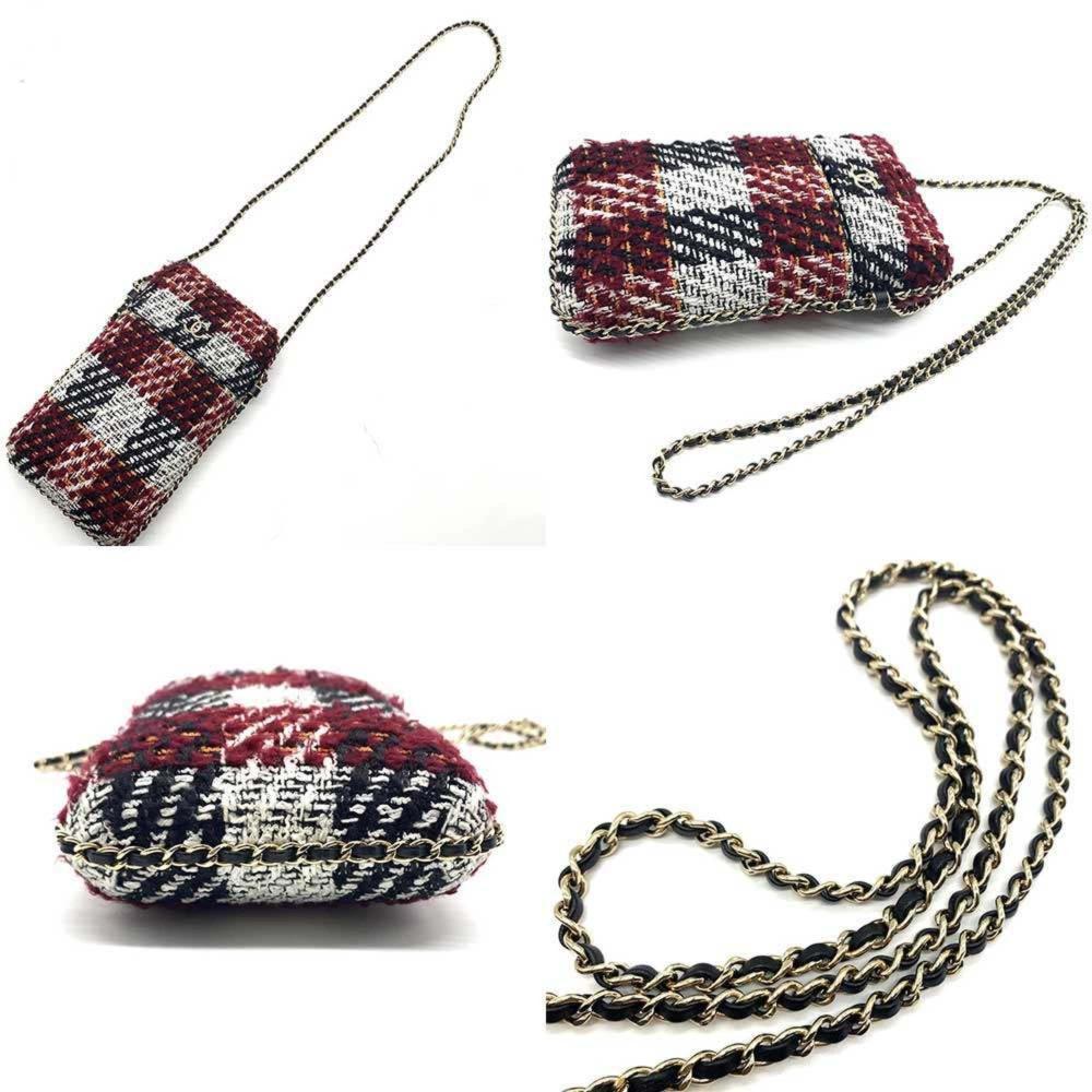 Multicolor Fabric Chanel Shoulder Bag