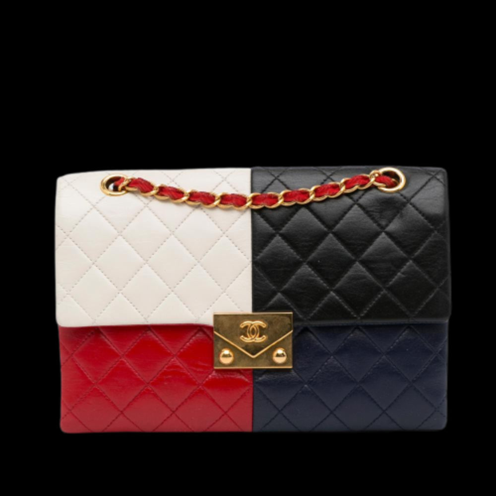 Multicolor Leather Chanel Flap Bag