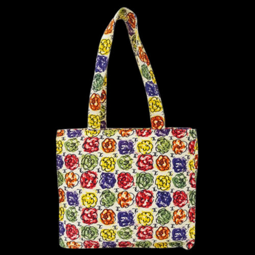 Multicolor Nylon Chanel Tote