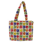 Multicolor Nylon Chanel Tote
