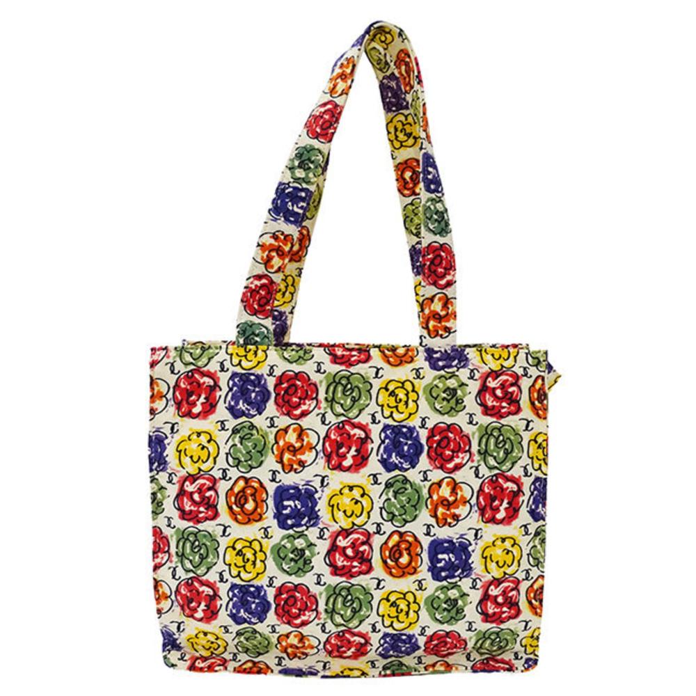 Multicolor Nylon Chanel Tote