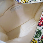 Multicolor Nylon Chanel Tote