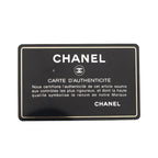 Navy Cotton Chanel Shoulder Bag