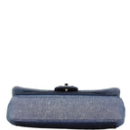Navy Denim Chanel Shoulder Bag