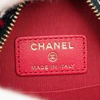 Navy Fabric Chanel Shoulder Bag