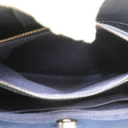 Navy Fabric Chanel Tote