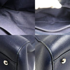 Navy Fabric Chanel Tote