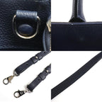 Navy Fabric Chanel Tote