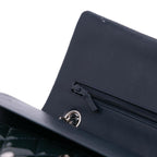 Navy Leather Chanel Flap Bag