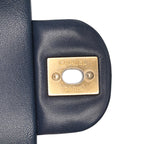 Navy Leather Chanel Flap Bag