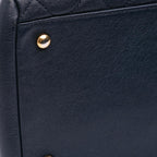 Navy Leather Chanel Flap Bag