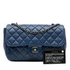 Navy Leather Chanel Flap Bag