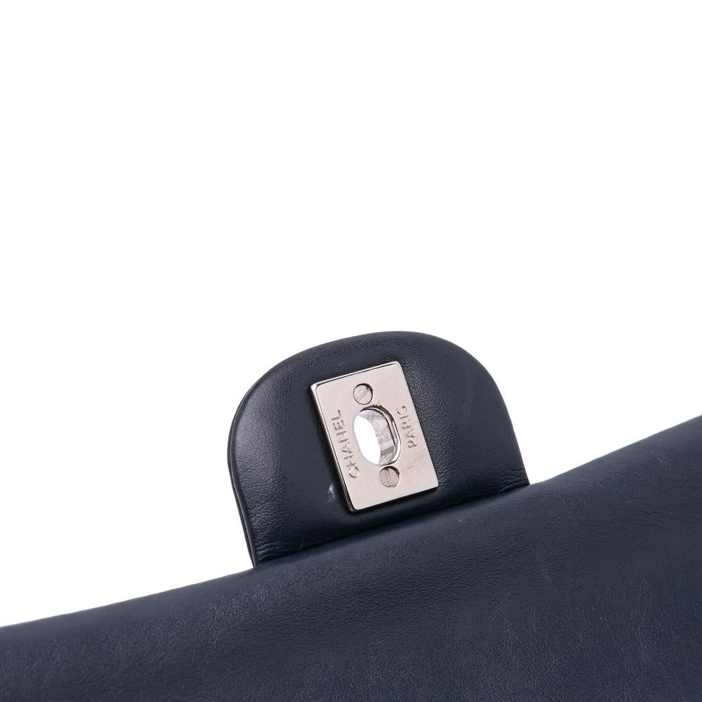 Navy Leather Chanel Flap Bag