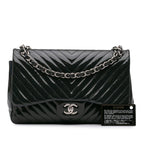 Navy Leather Chanel Flap Bag