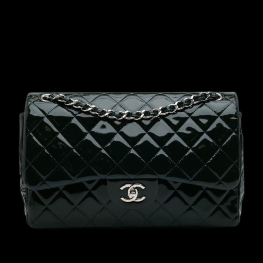 Navy Leather Chanel Flap Bag