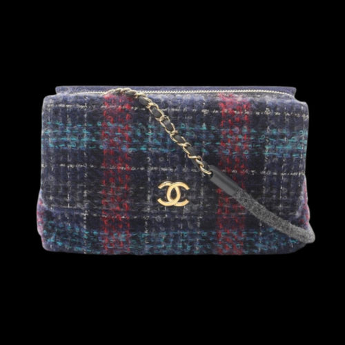 Navy Leather Chanel Flap Bag