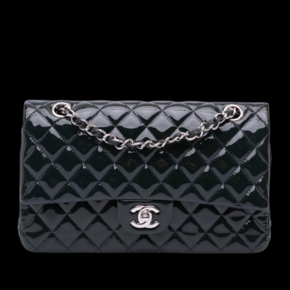 Navy Leather Chanel Flap Bag