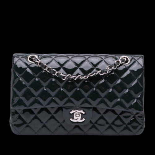 Navy Leather Chanel Flap Bag