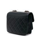 Navy Leather Chanel Flap Bag