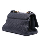 Navy Leather Chanel Flap Bag