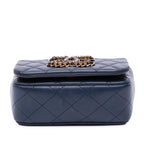 Navy Leather Chanel Flap Bag